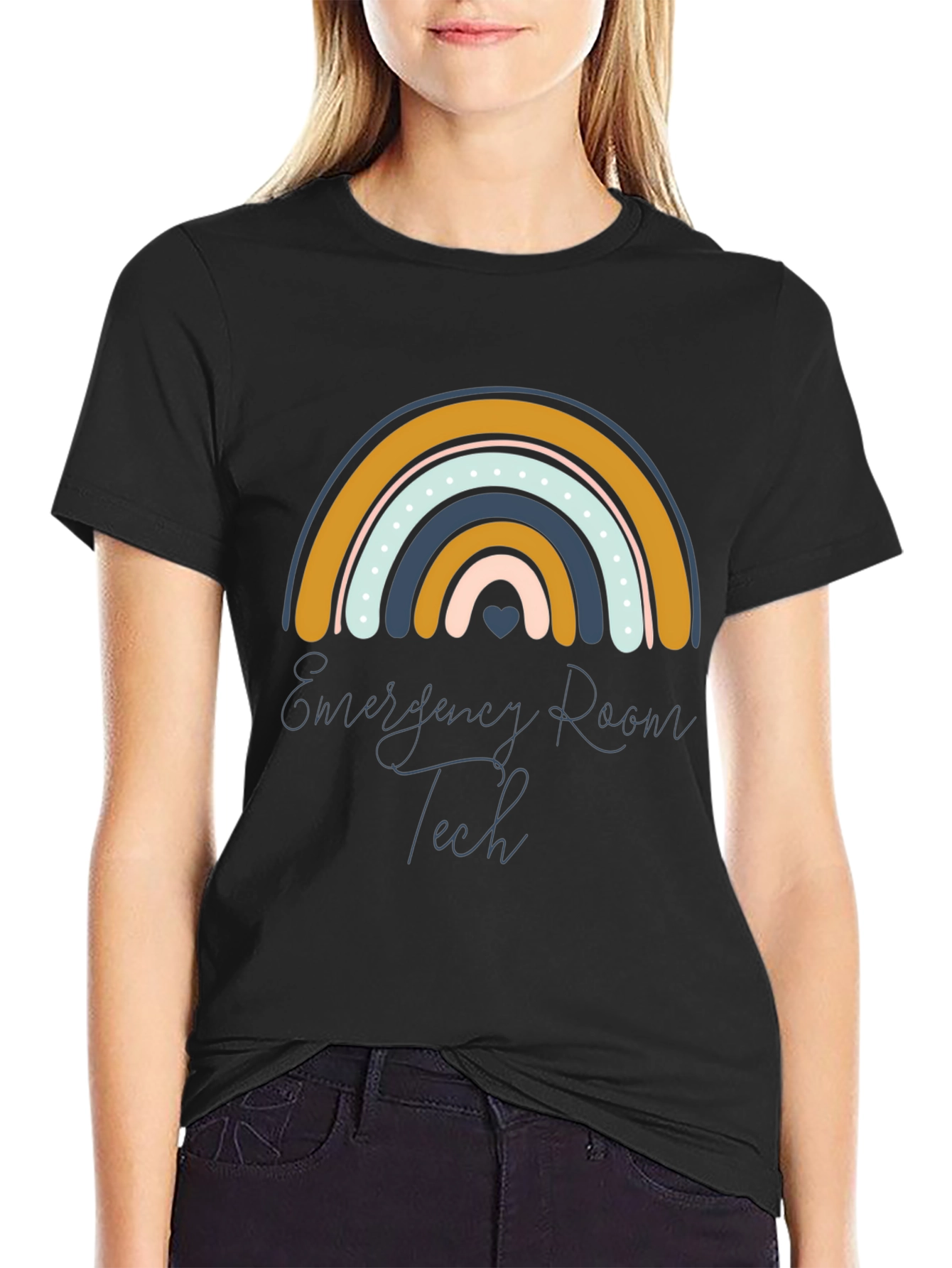 Emergency Room Tech Rainbow T-Shirt