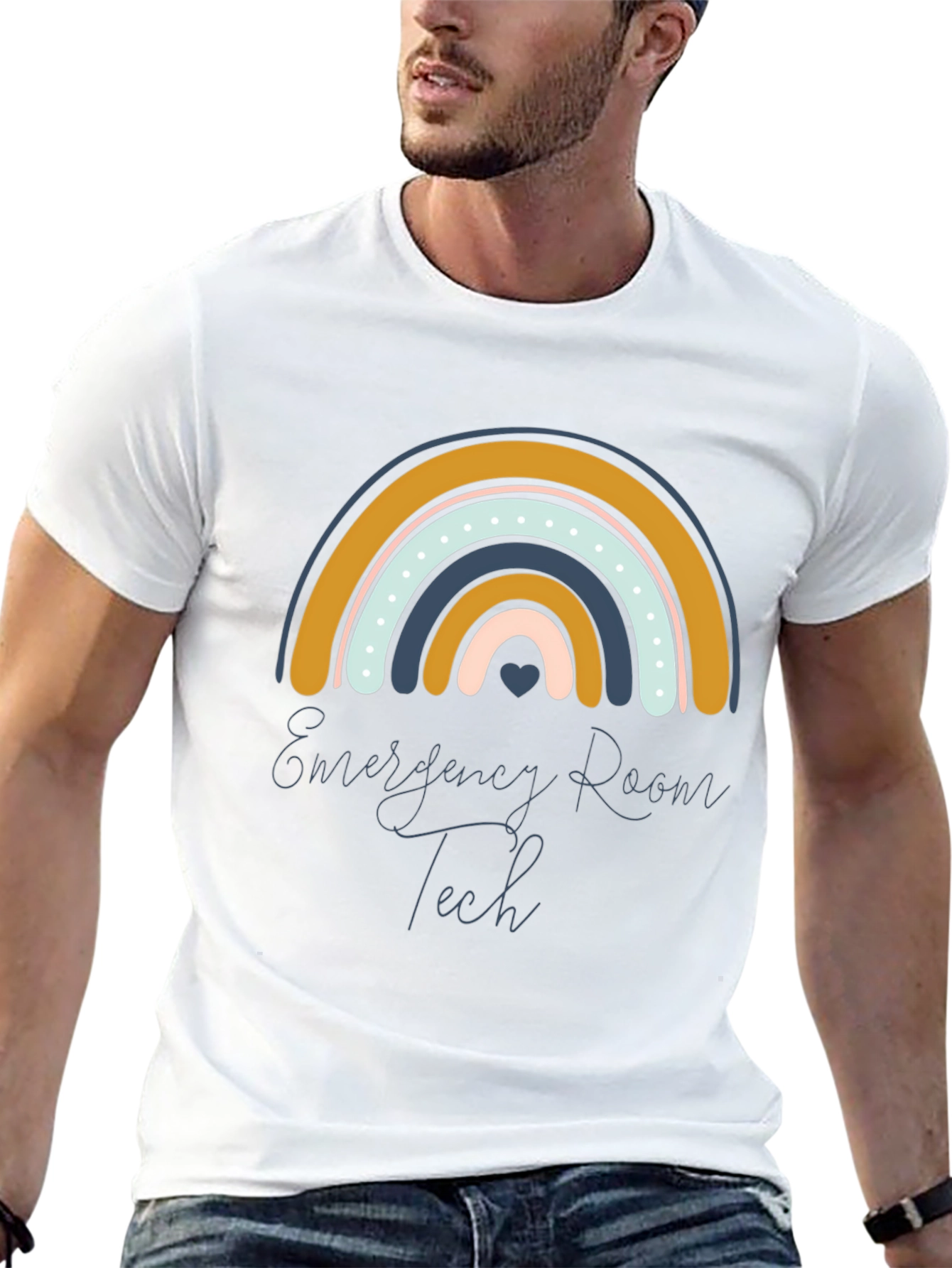 Emergency Room Tech Rainbow T-Shirt