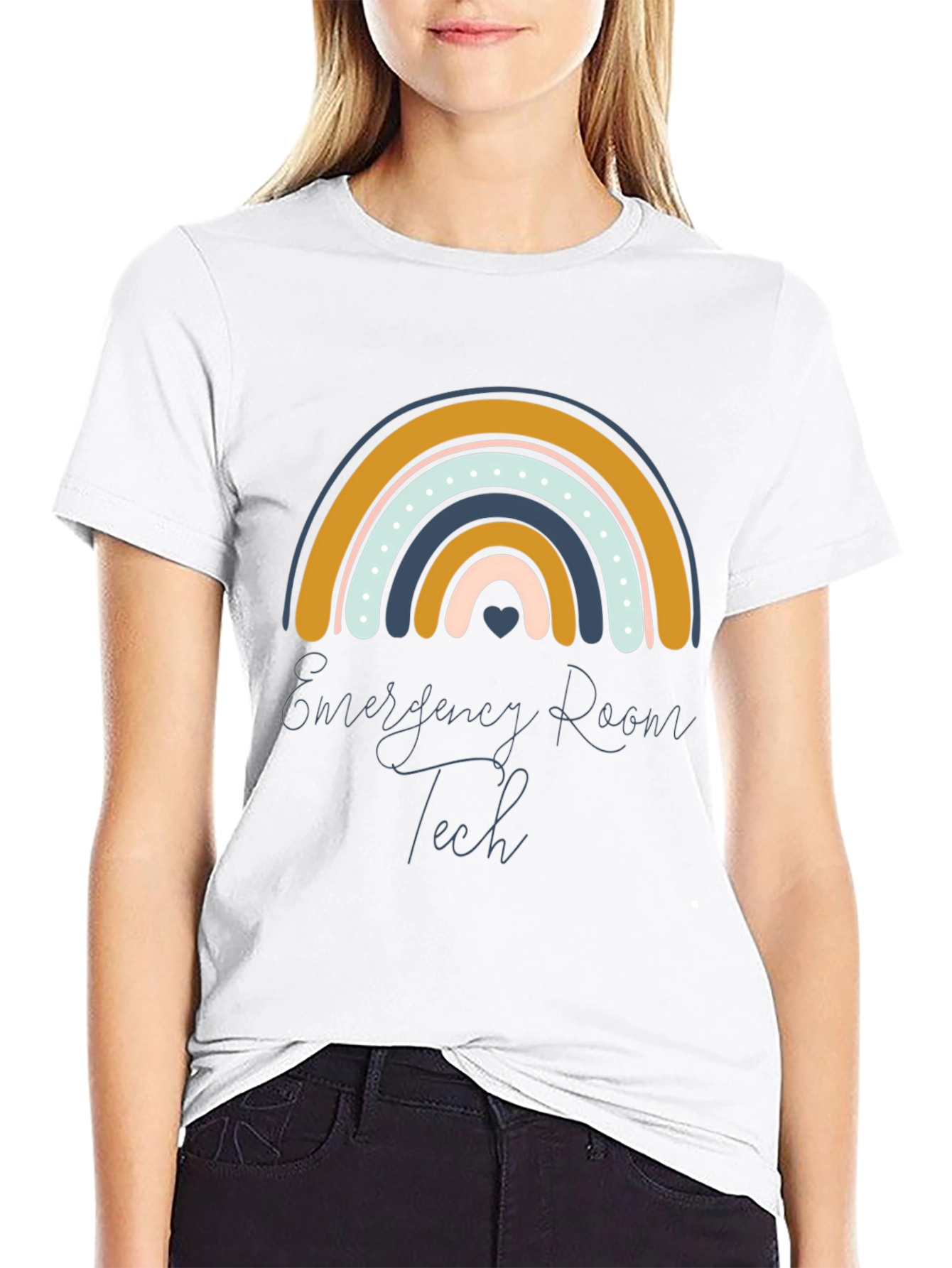Emergency Room Tech Rainbow T-Shirt