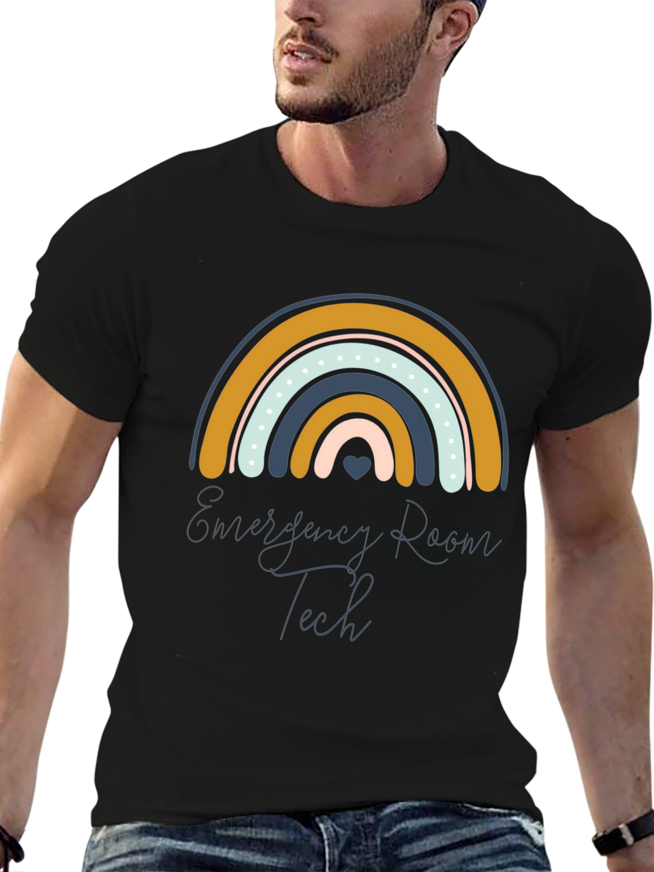 Emergency Room Tech Rainbow T-Shirt