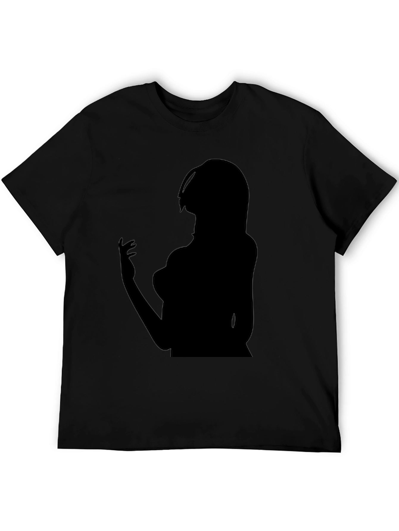 Silhouette Graphic Tee - Edgy Black T-Shirt