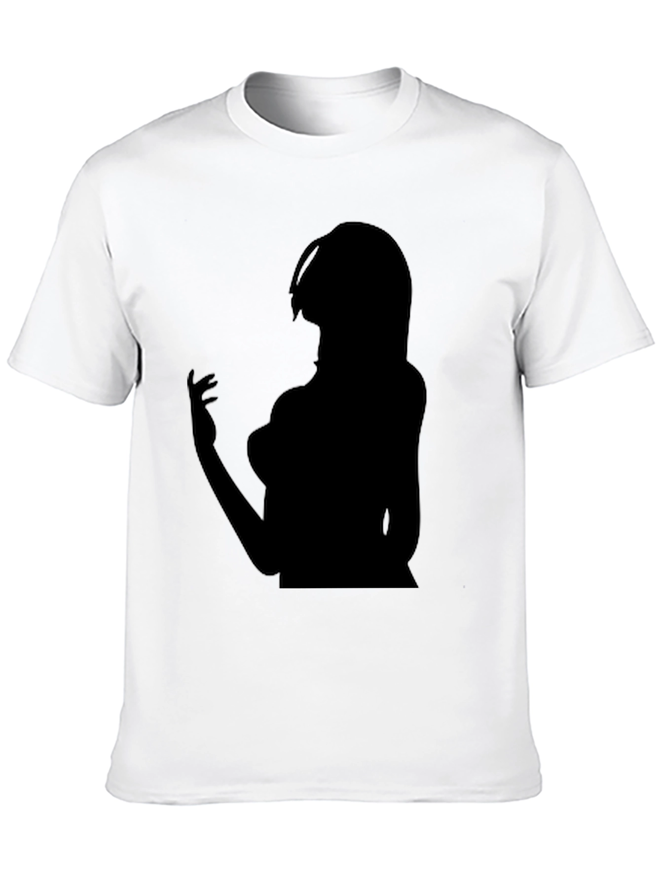 Silhouette Graphic Tee - Edgy Black T-Shirt