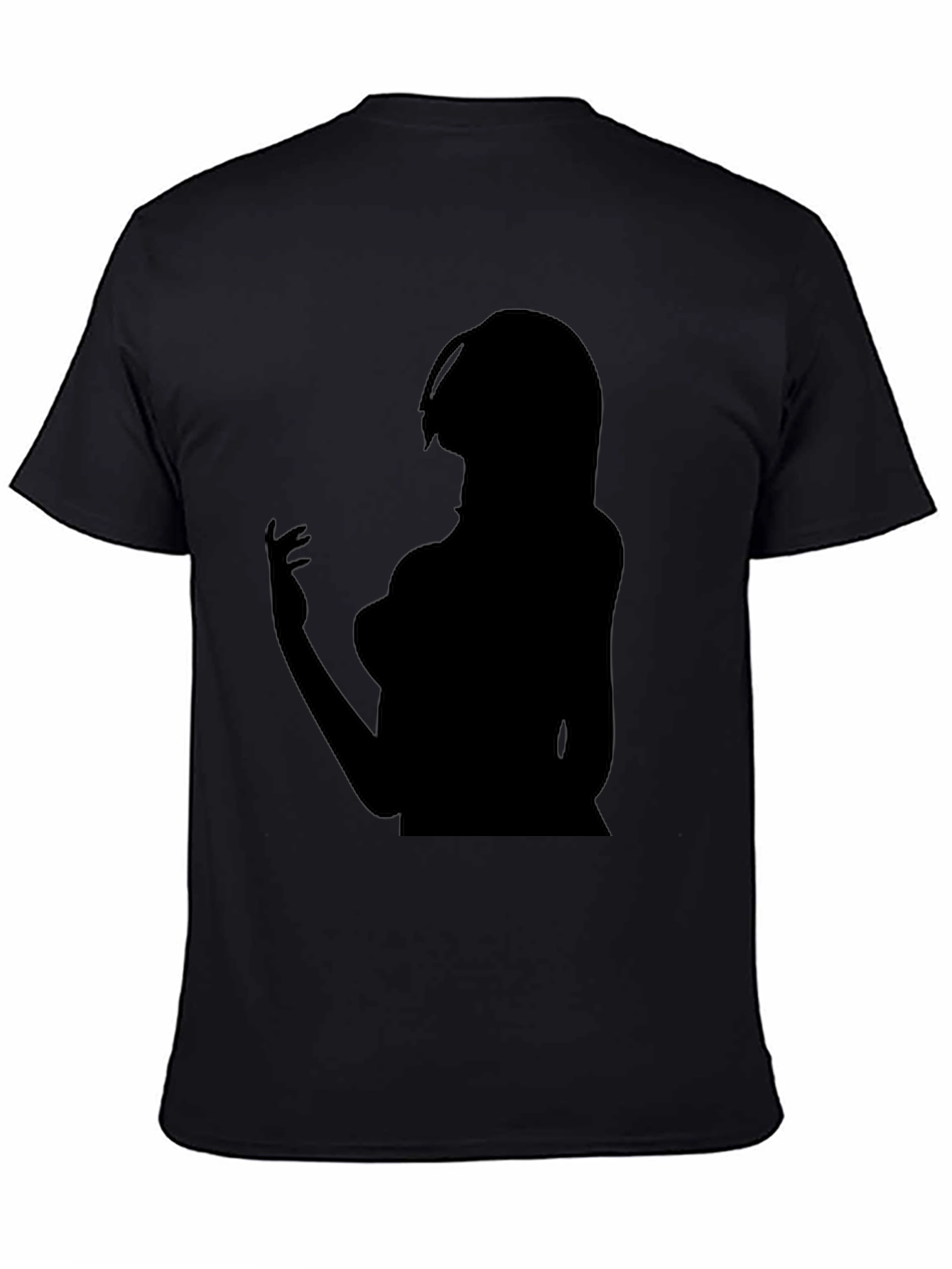 Silhouette Graphic Tee - Edgy Black T-Shirt