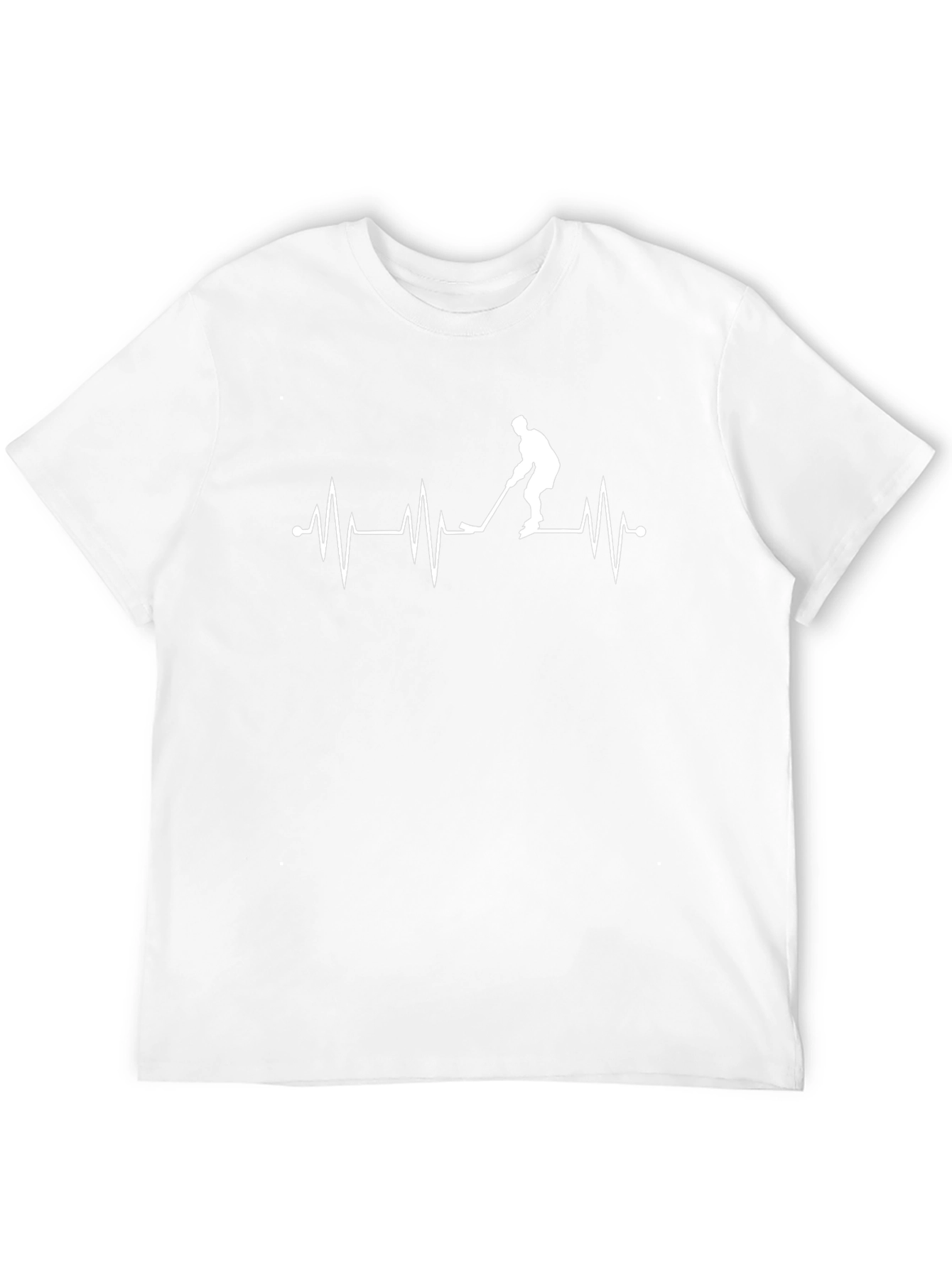 Hockey Heartbeat Graphic Tee - Black
