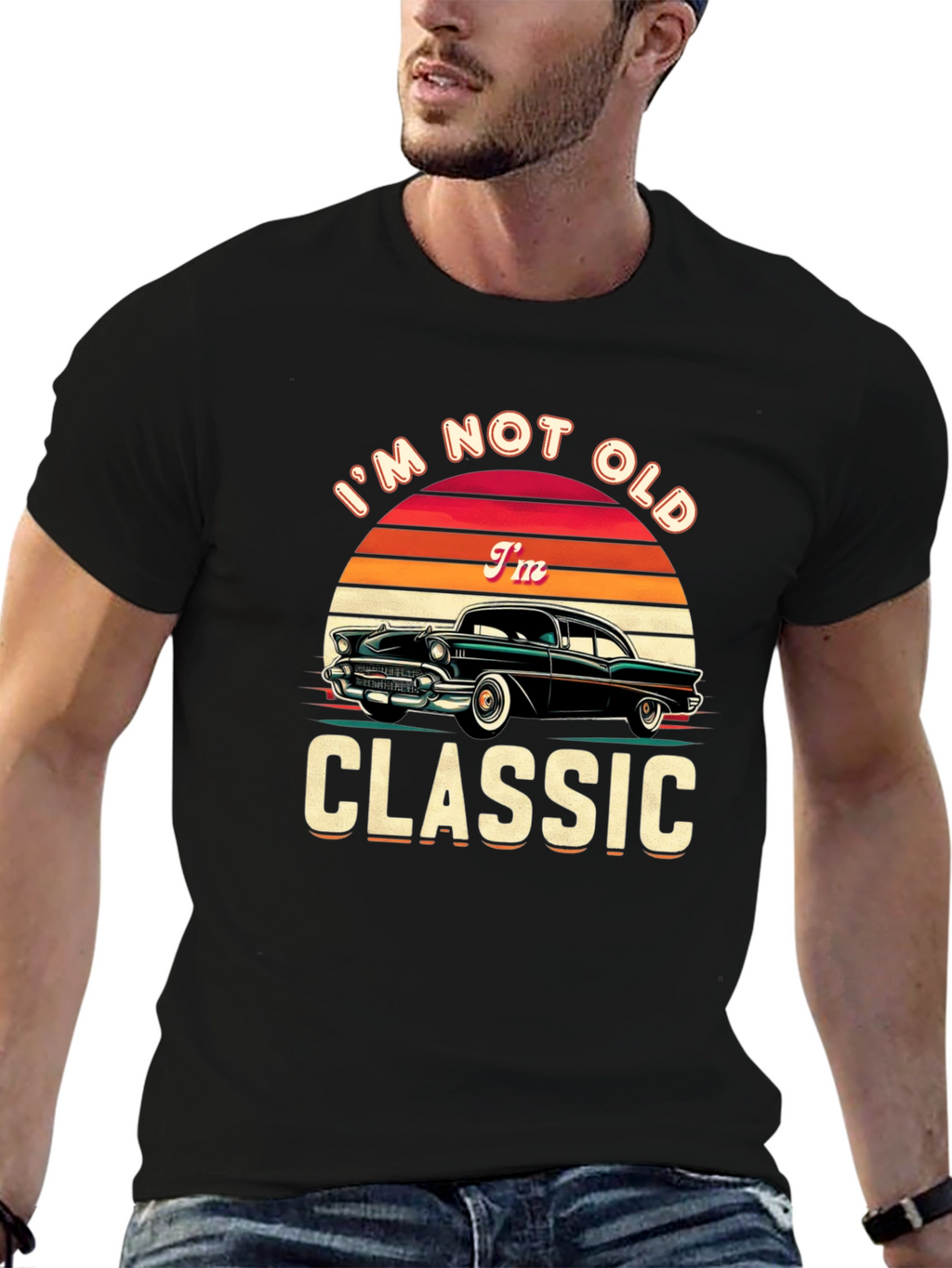 Im Not Old Im Classic Black T-Shirt