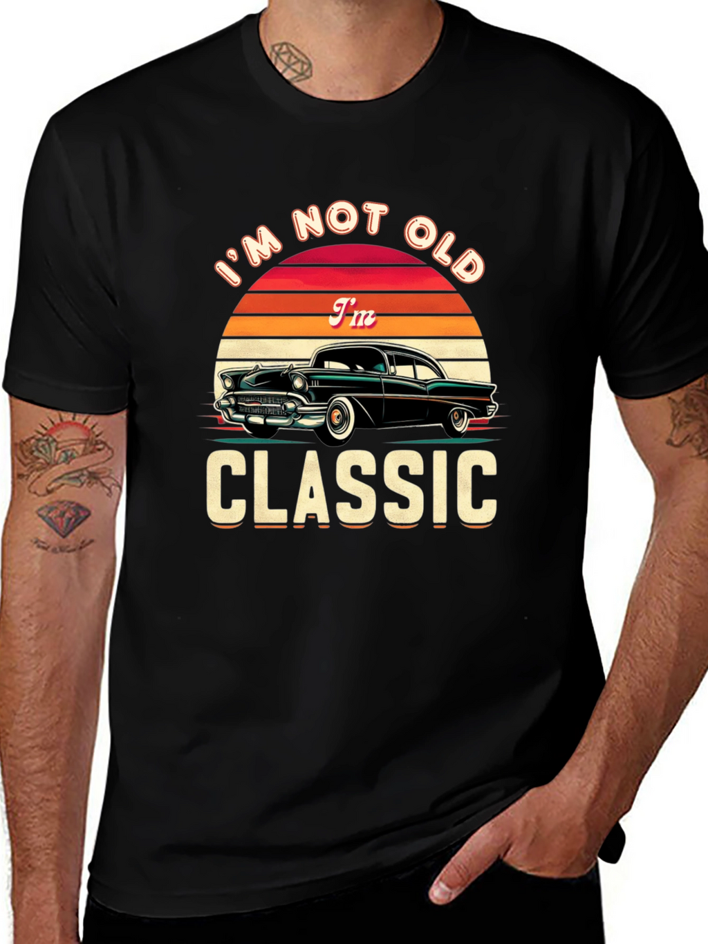 Im Not Old Im Classic Black T-Shirt