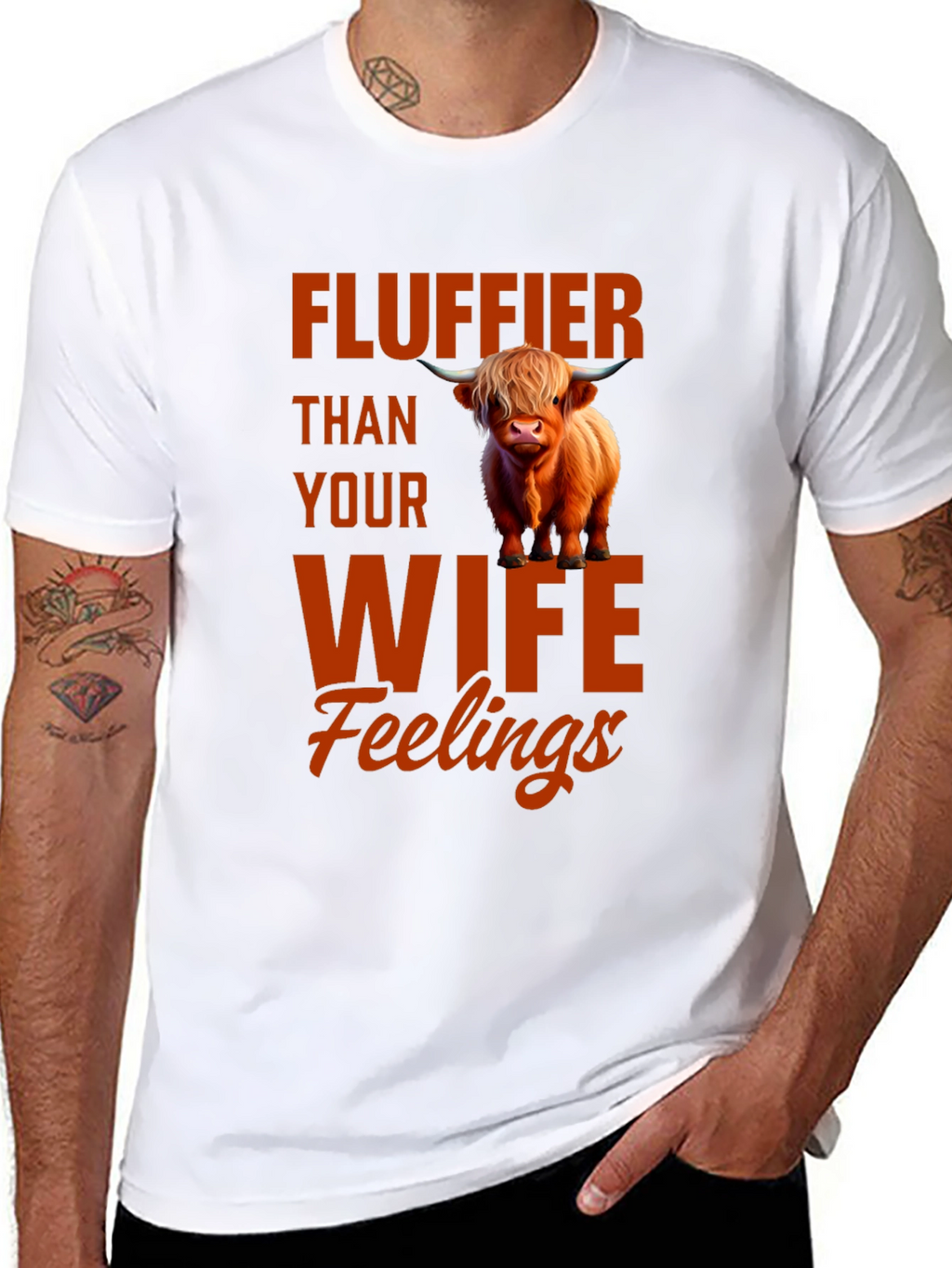 Fluffier Than Your Wife T-Shirt