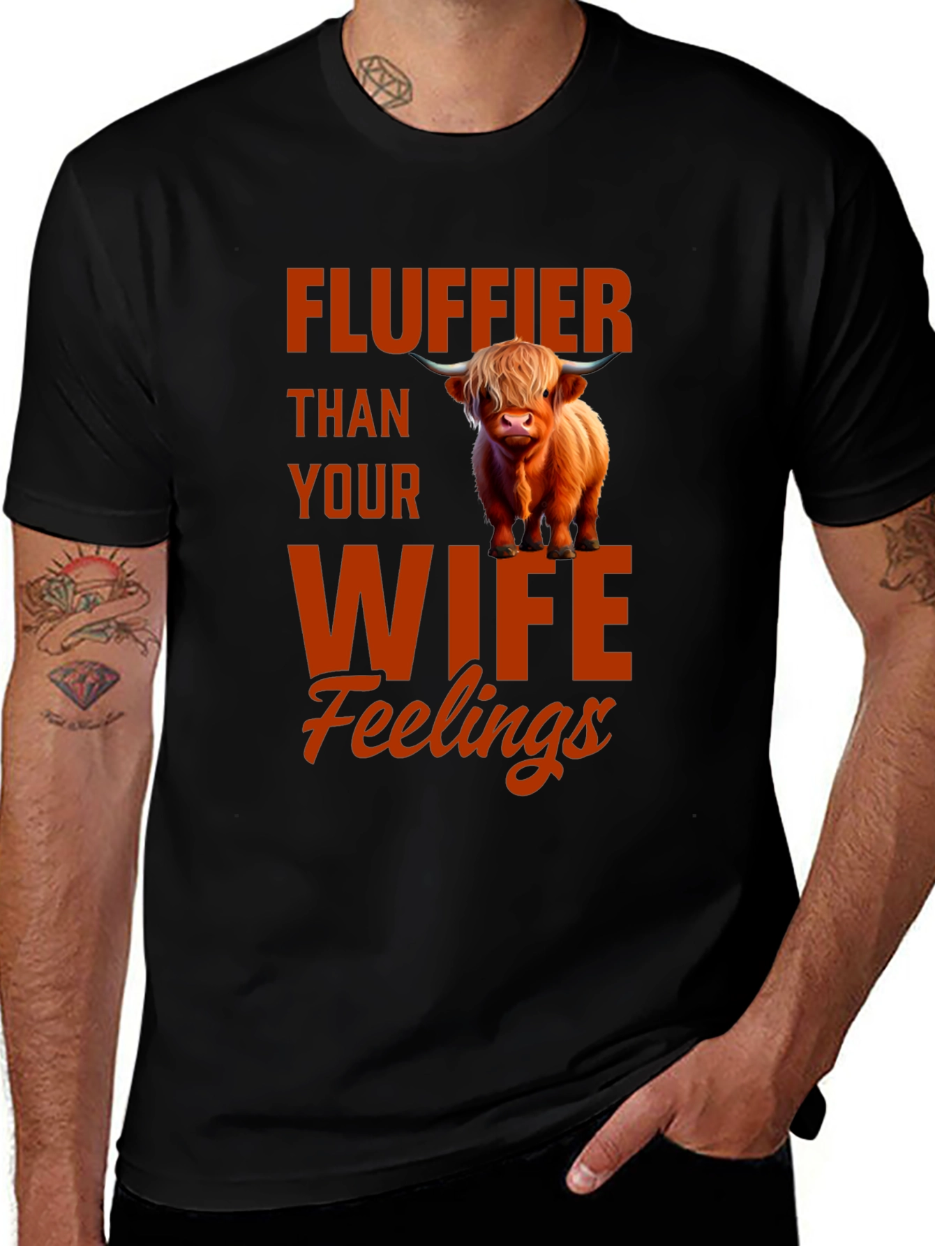 Fluffier Than Your Wife T-Shirt