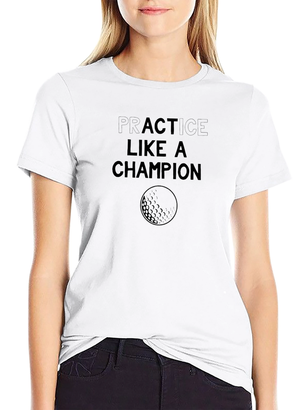 Practice Like a Champion Black T-Shirt