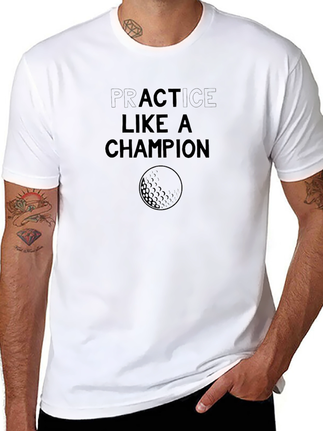 Practice Like a Champion Black T-Shirt