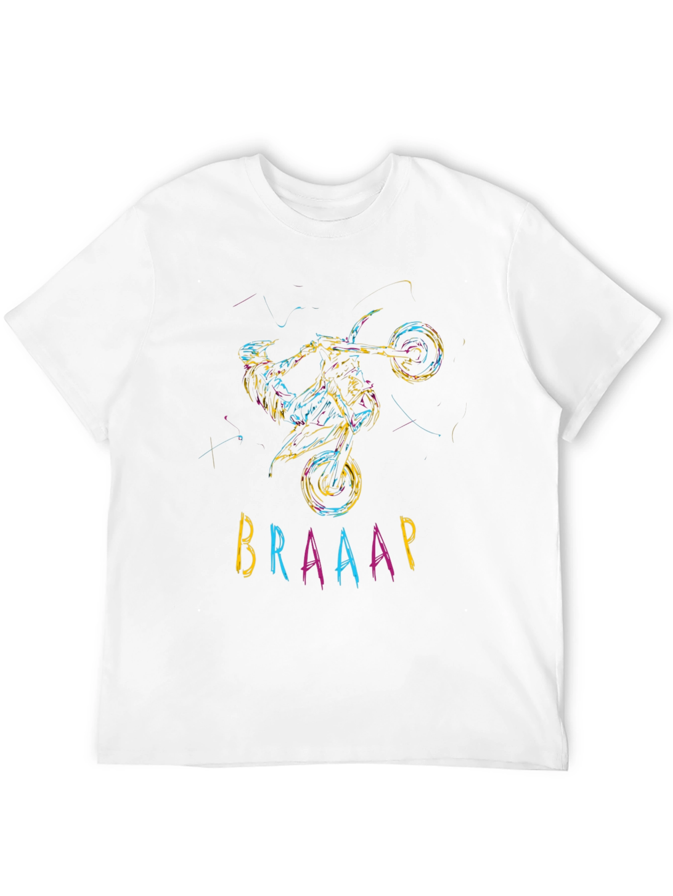 BRAAAP Motocross Graphic Black T-Shirt