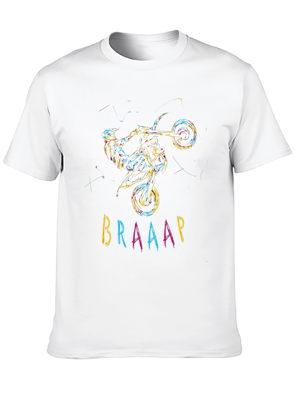 BRAAAP Motocross Graphic Black T-Shirt