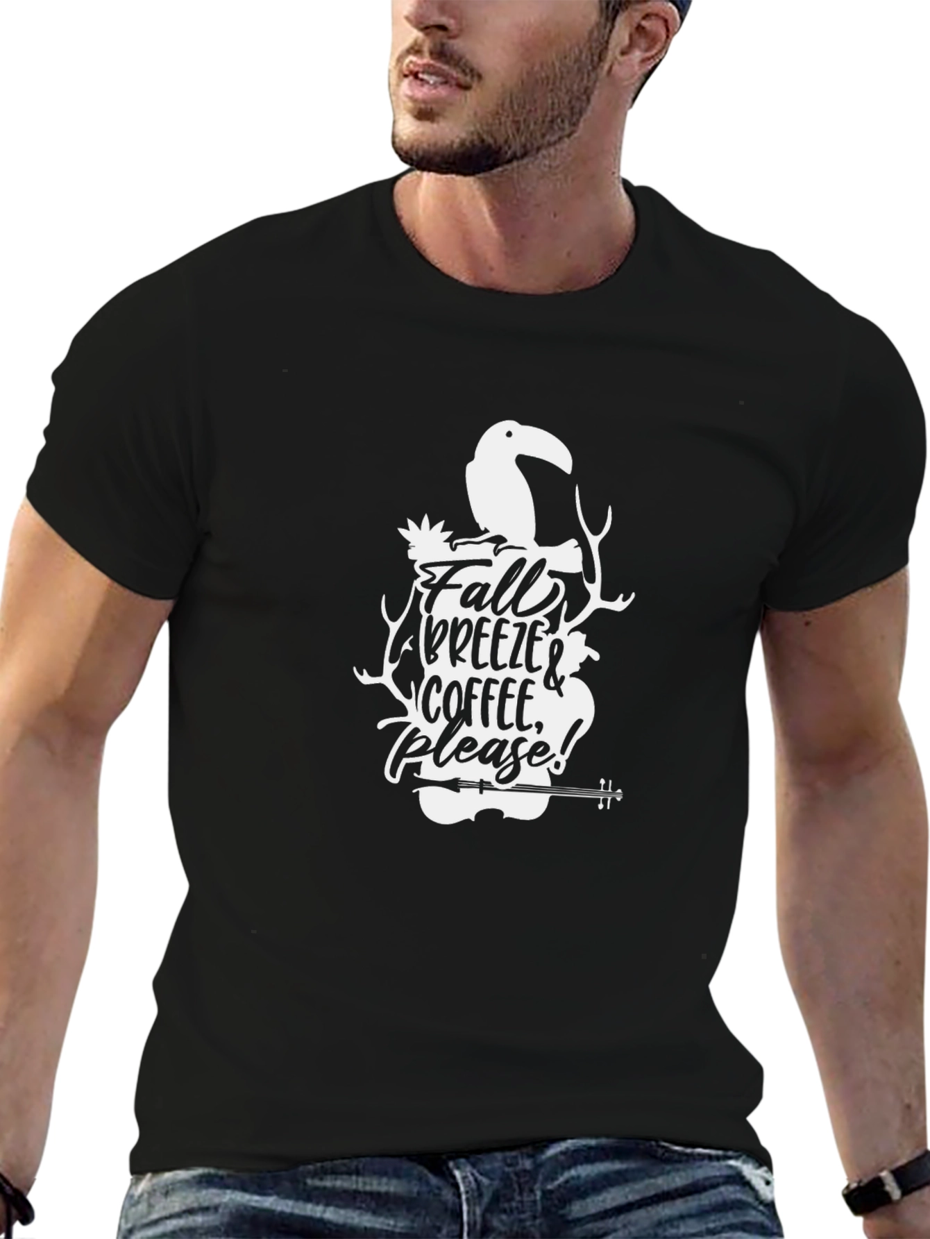 Fall Breeze & Coffee Please! Graphic Tee