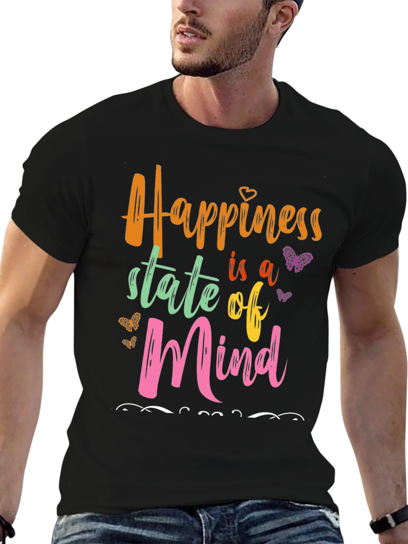 Happiness State of Mind Graphic Tee