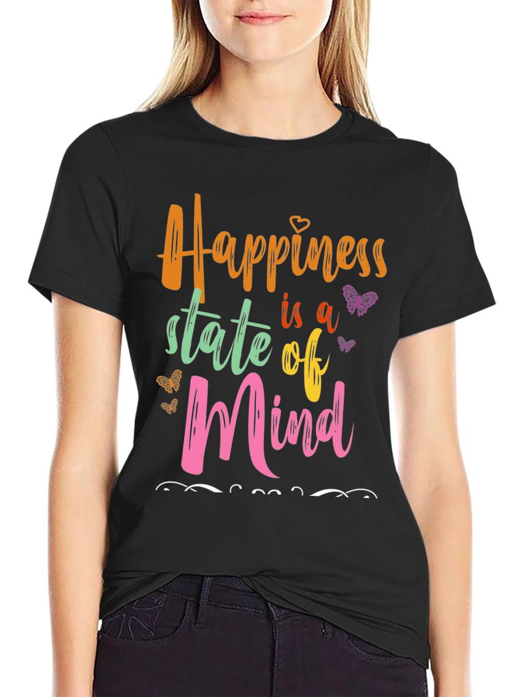 Happiness State of Mind Graphic Tee