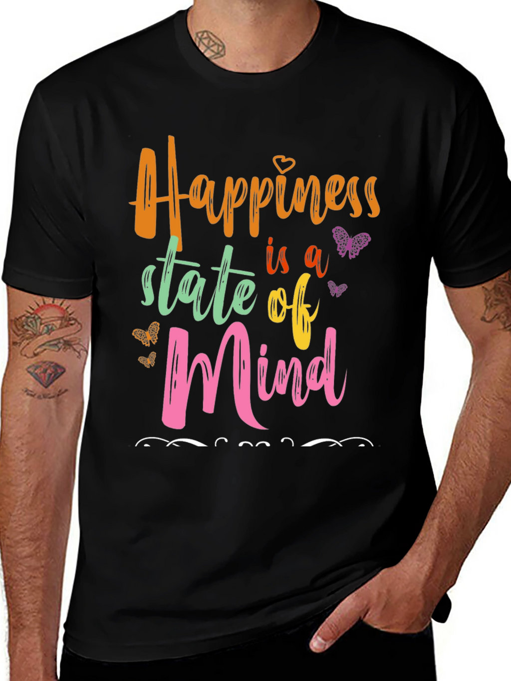 Happiness State of Mind Graphic Tee