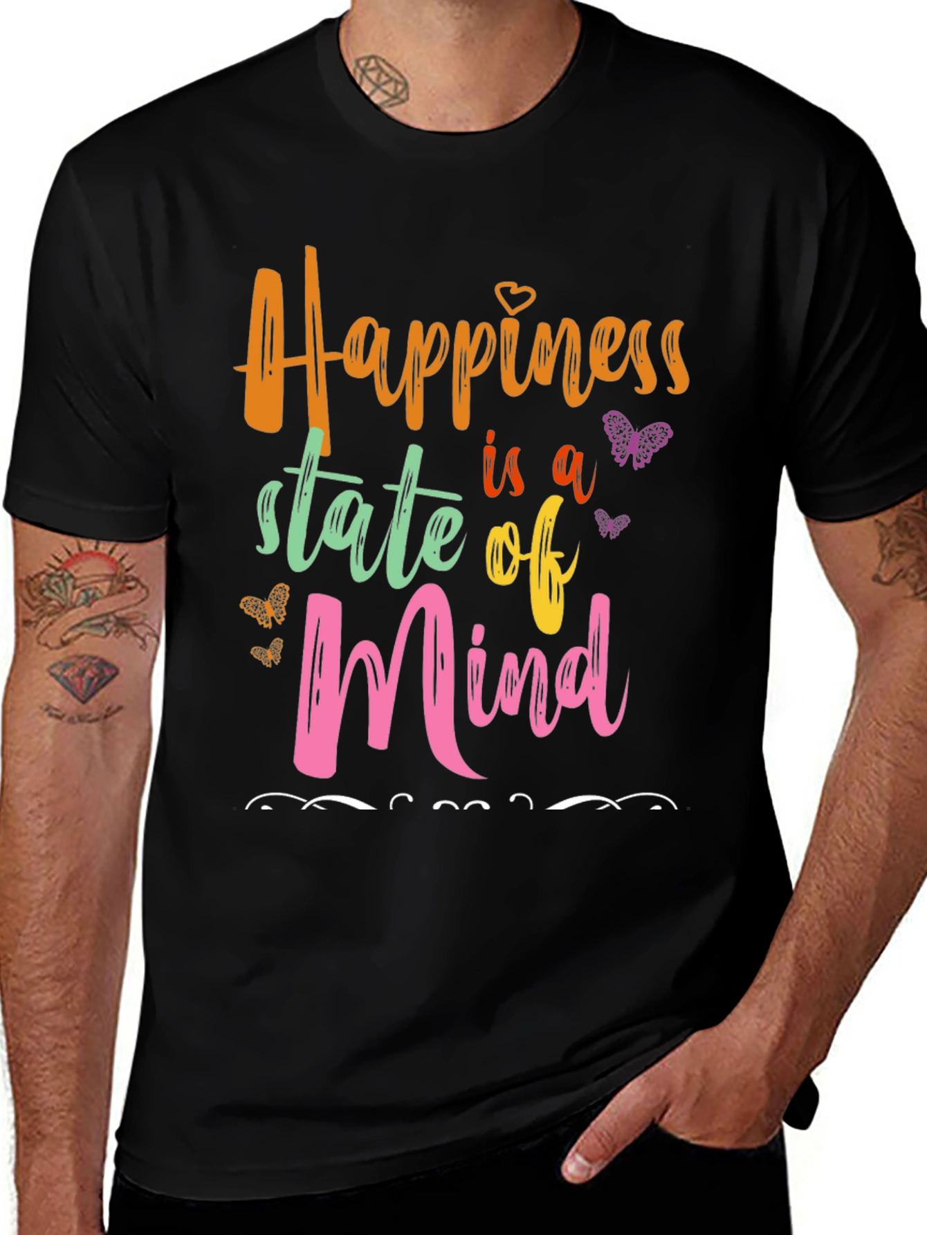 Happiness State of Mind Graphic Tee