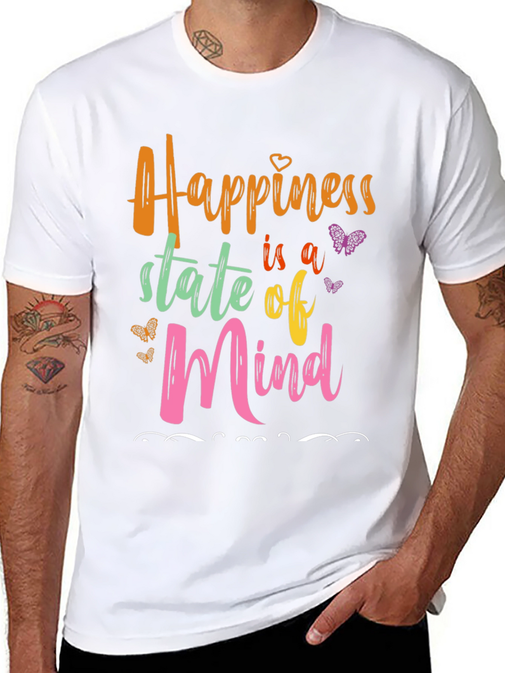 Happiness State of Mind Graphic Tee
