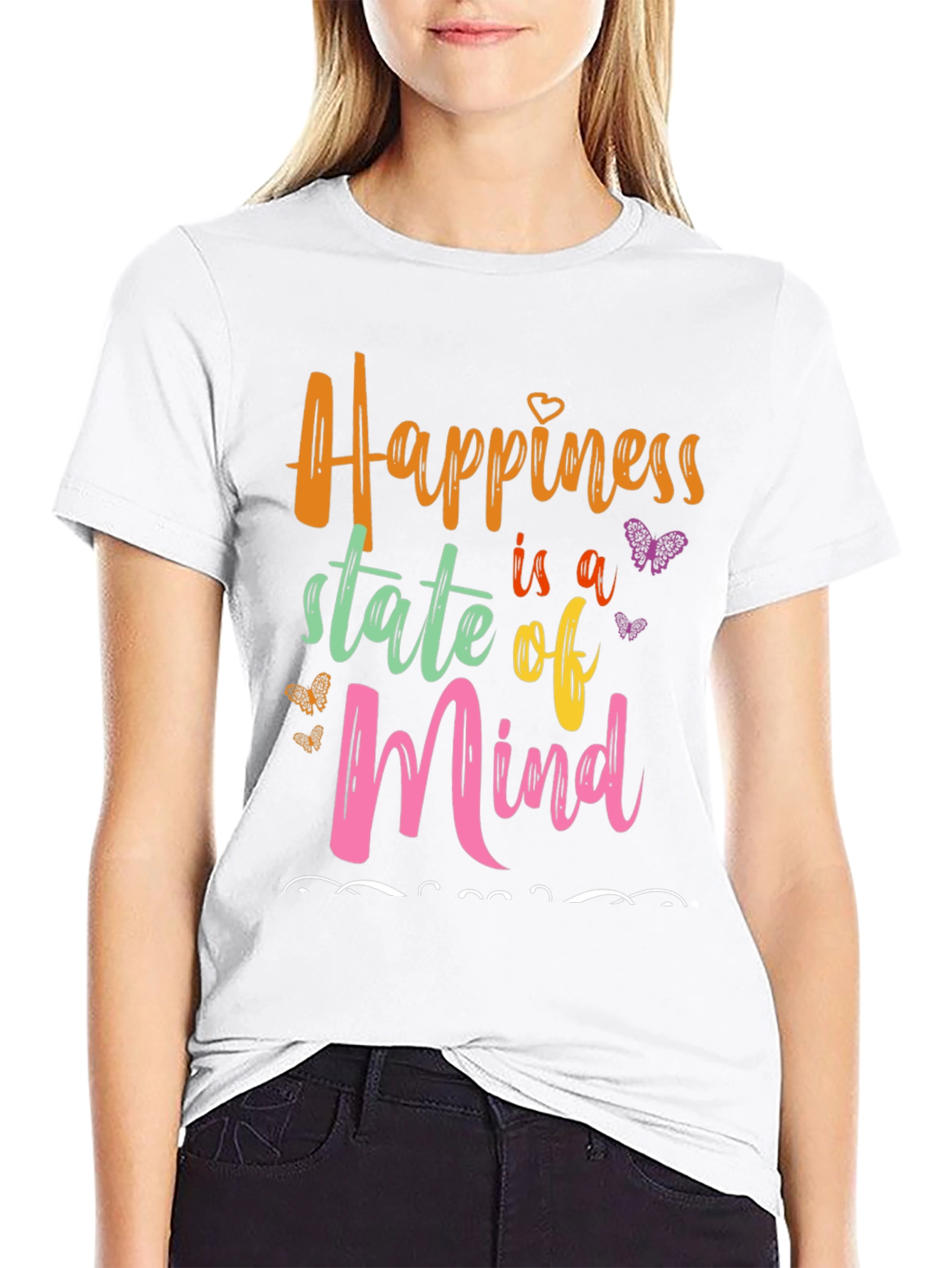 Happiness State of Mind Graphic Tee