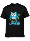 Owl Always Loves Me Graphic T-Shirt