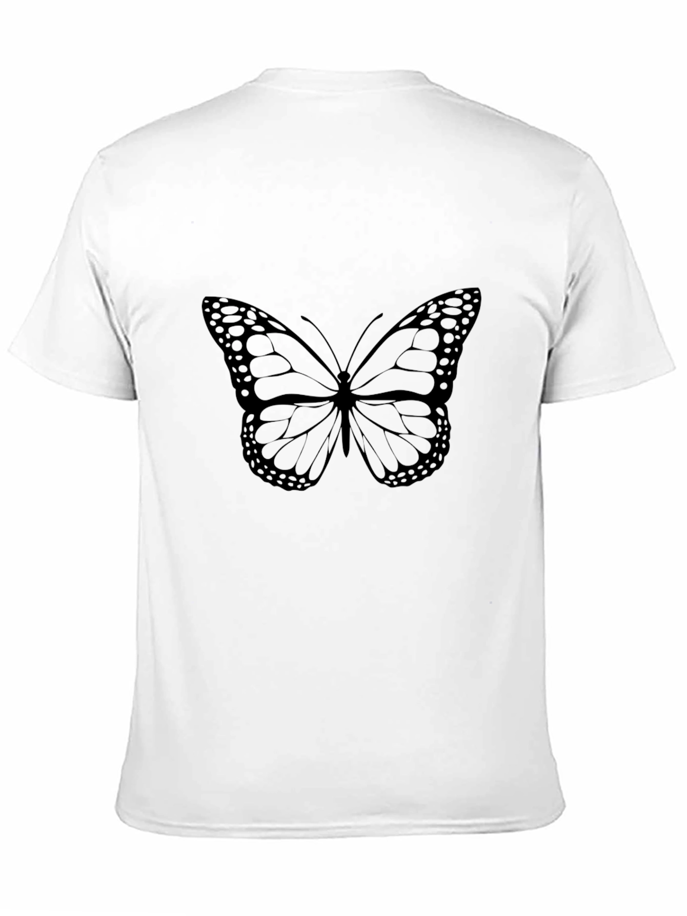 Butterfly Graphic Black T-Shirt