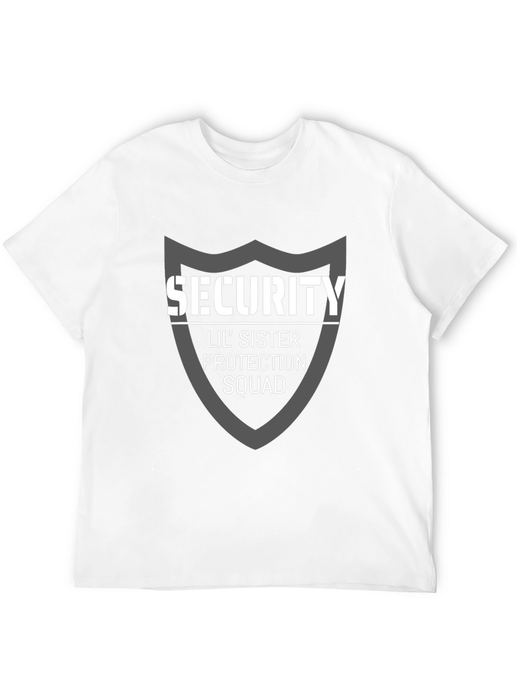 Security Lil Sister Protection Squad Graphic Tee