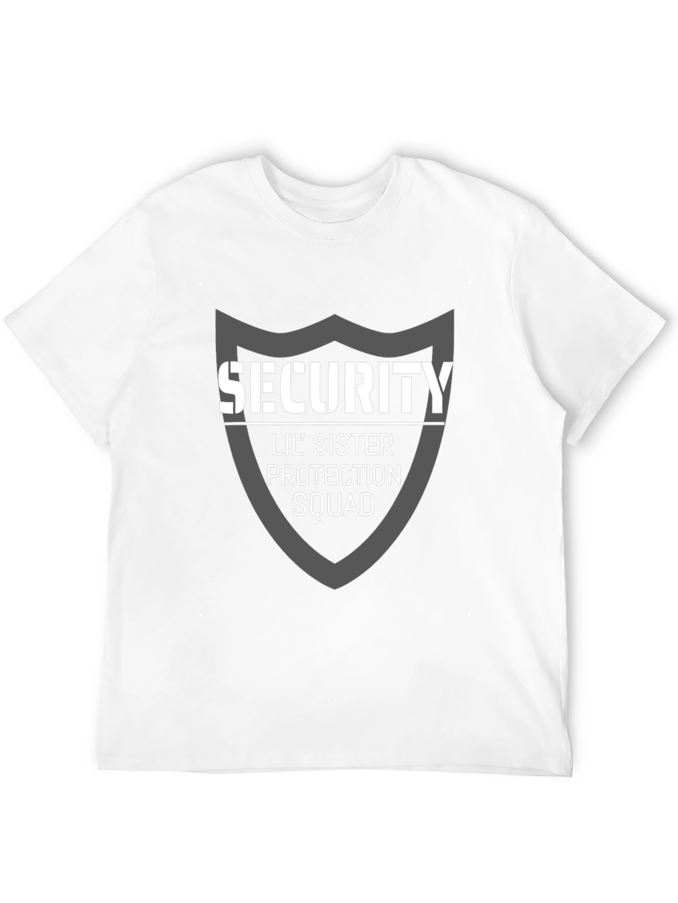Security Lil Sister Protection Squad Graphic Tee