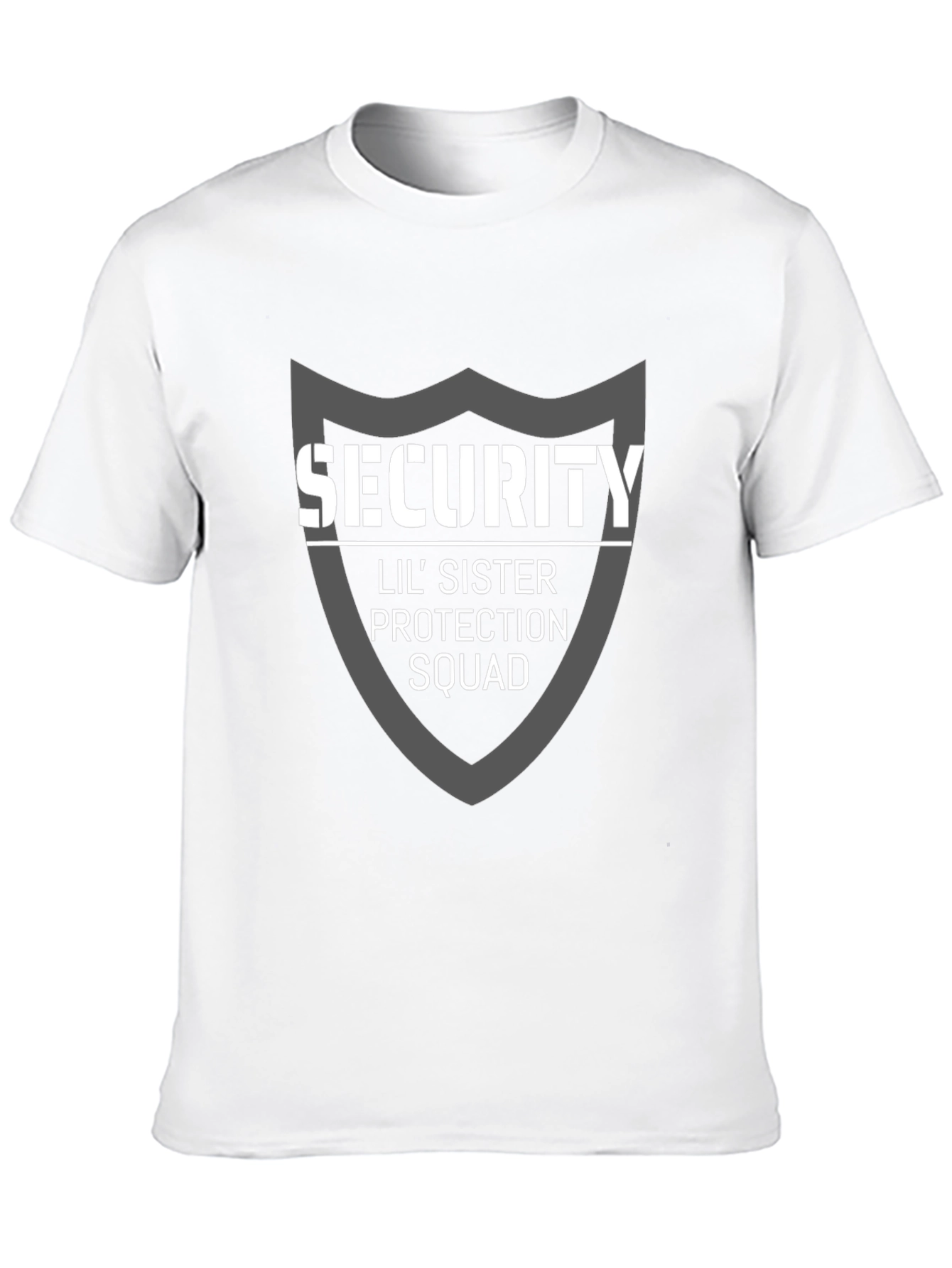 Security Lil Sister Protection Squad Graphic Tee