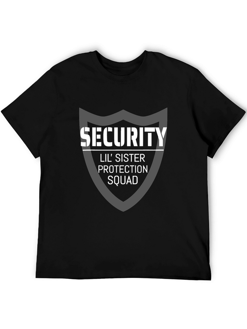 Security Lil Sister Protection Squad Graphic Tee
