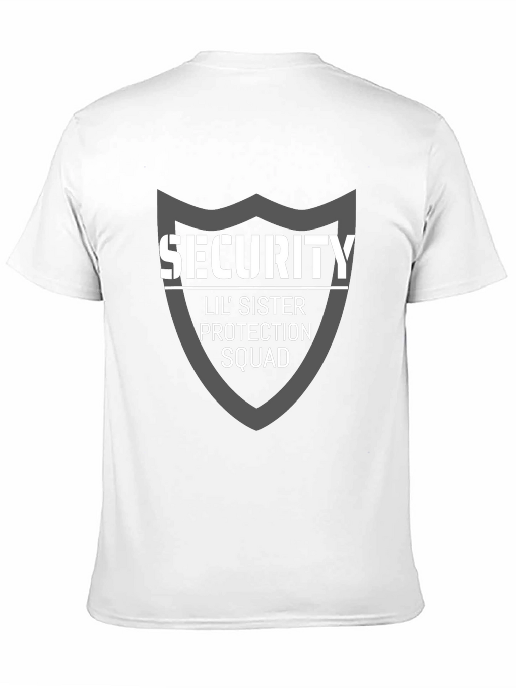 Security Lil Sister Protection Squad Graphic Tee