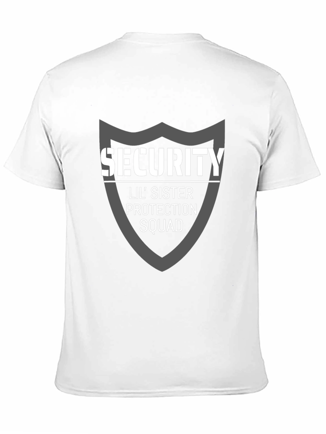 Security Lil Sister Protection Squad Graphic Tee
