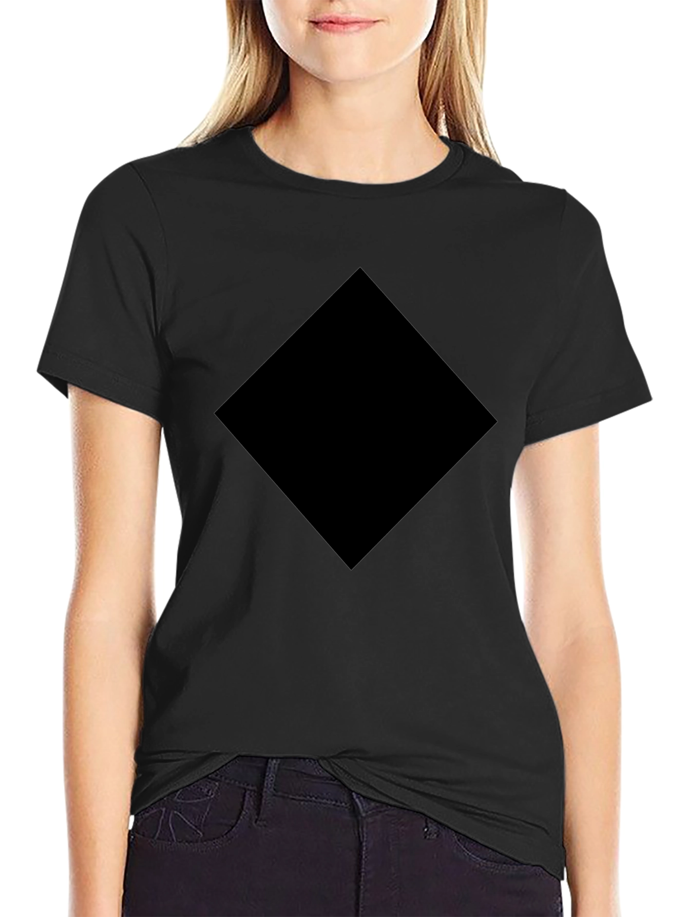 Black Diamond Graphic Tee - Modern Streetwear Style