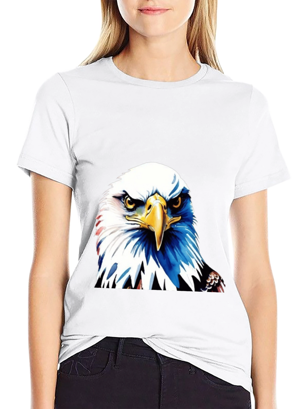 Bold Eagle Graphic Tee - Patriotic Style