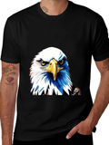 Bold Eagle Graphic Tee - Patriotic Style