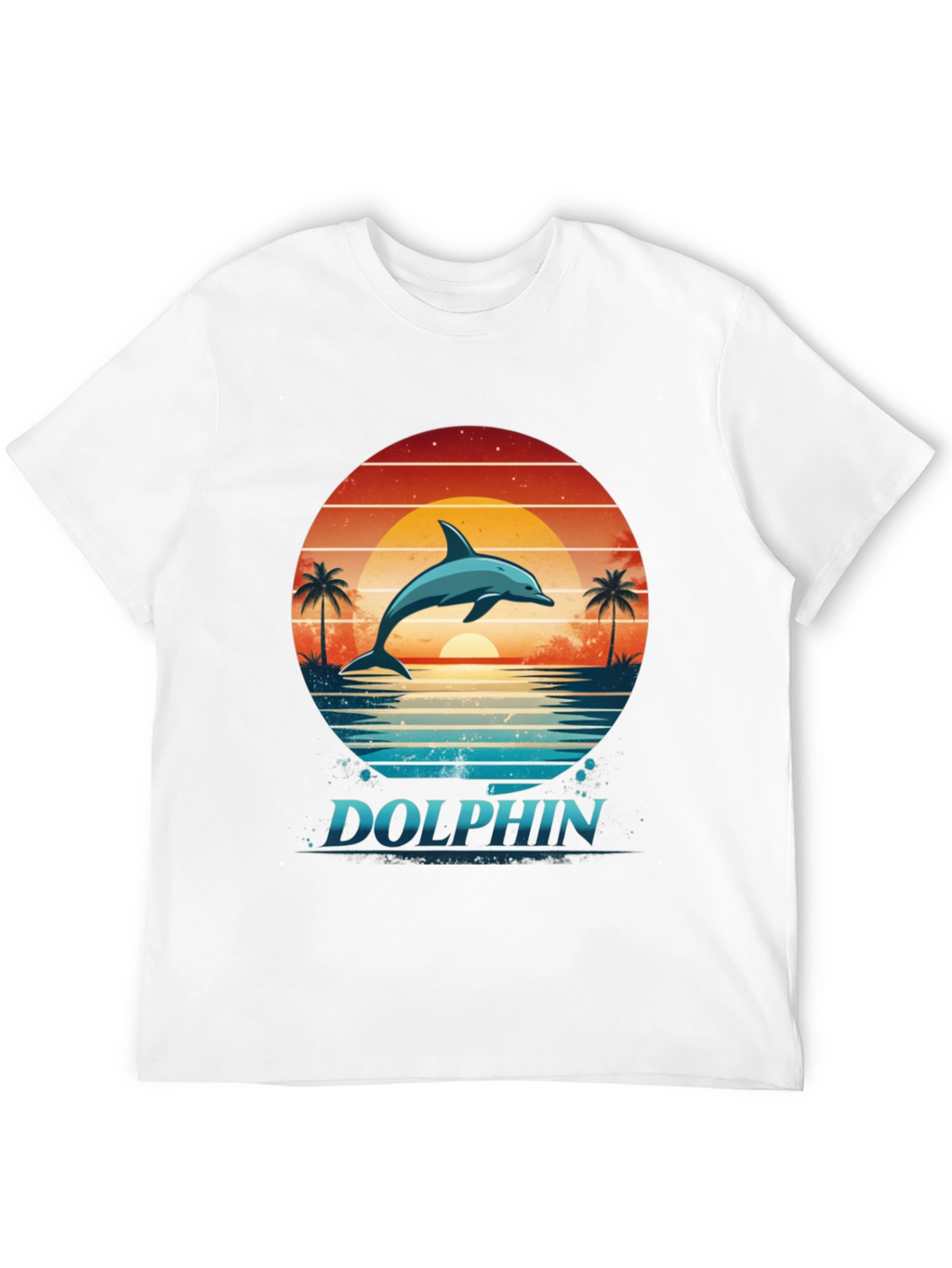 Dolphin Sunset Graphic Tee - Ocean Lovers T-Shirt