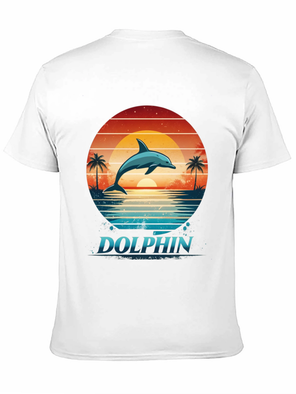 Dolphin Sunset Graphic Tee - Ocean Lovers T-Shirt