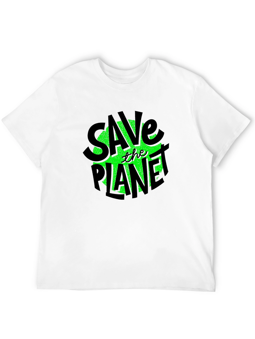 Save the Planet Graphic Print T-Shirt
