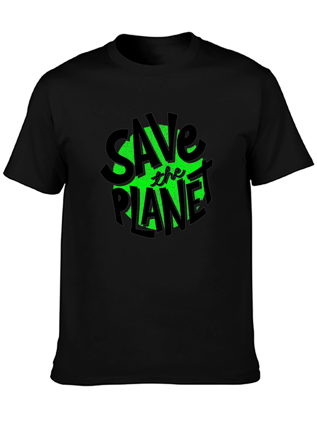 Save the Planet Graphic Print T-Shirt