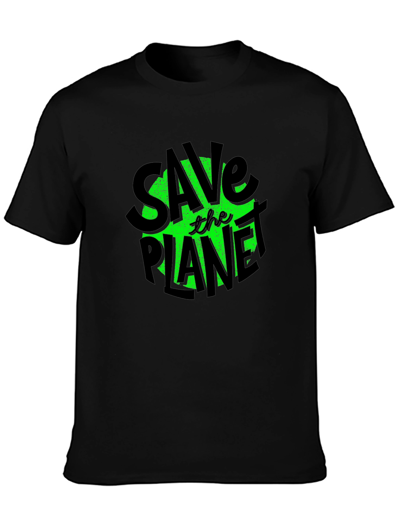 Save the Planet Graphic Print T-Shirt