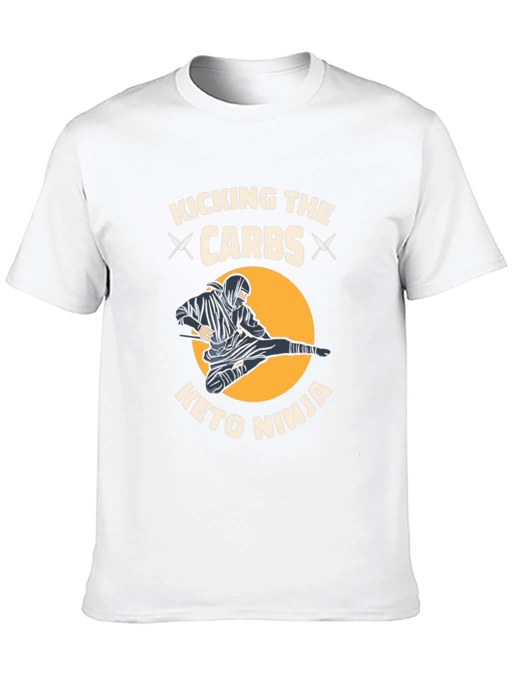Keto Ninja T-Shirt - Kicking The Carbs