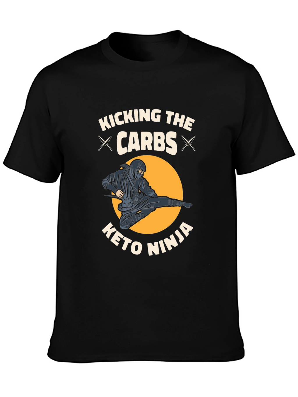 Keto Ninja T-Shirt - Kicking The Carbs