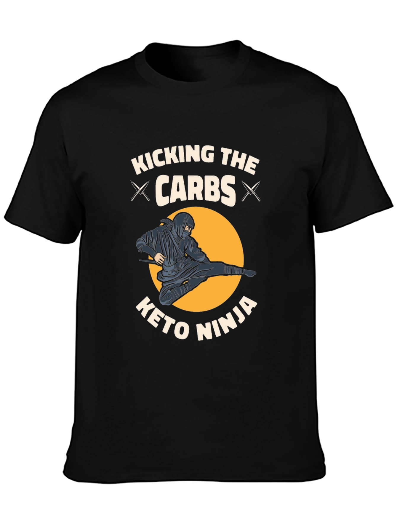 Keto Ninja T-Shirt - Kicking The Carbs