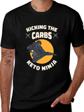 Keto Ninja T-Shirt - Kicking The Carbs