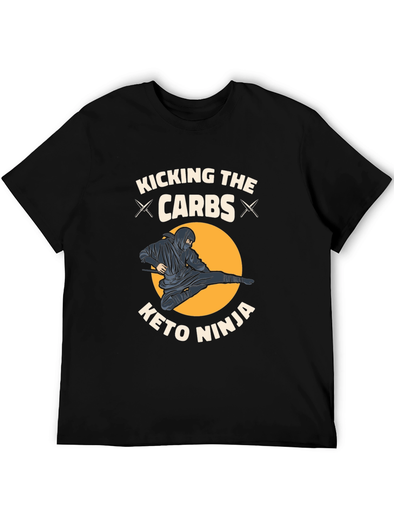 Keto Ninja T-Shirt - Kicking The Carbs