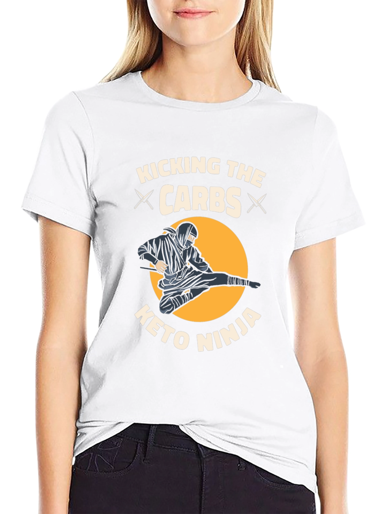Keto Ninja T-Shirt - Kicking The Carbs
