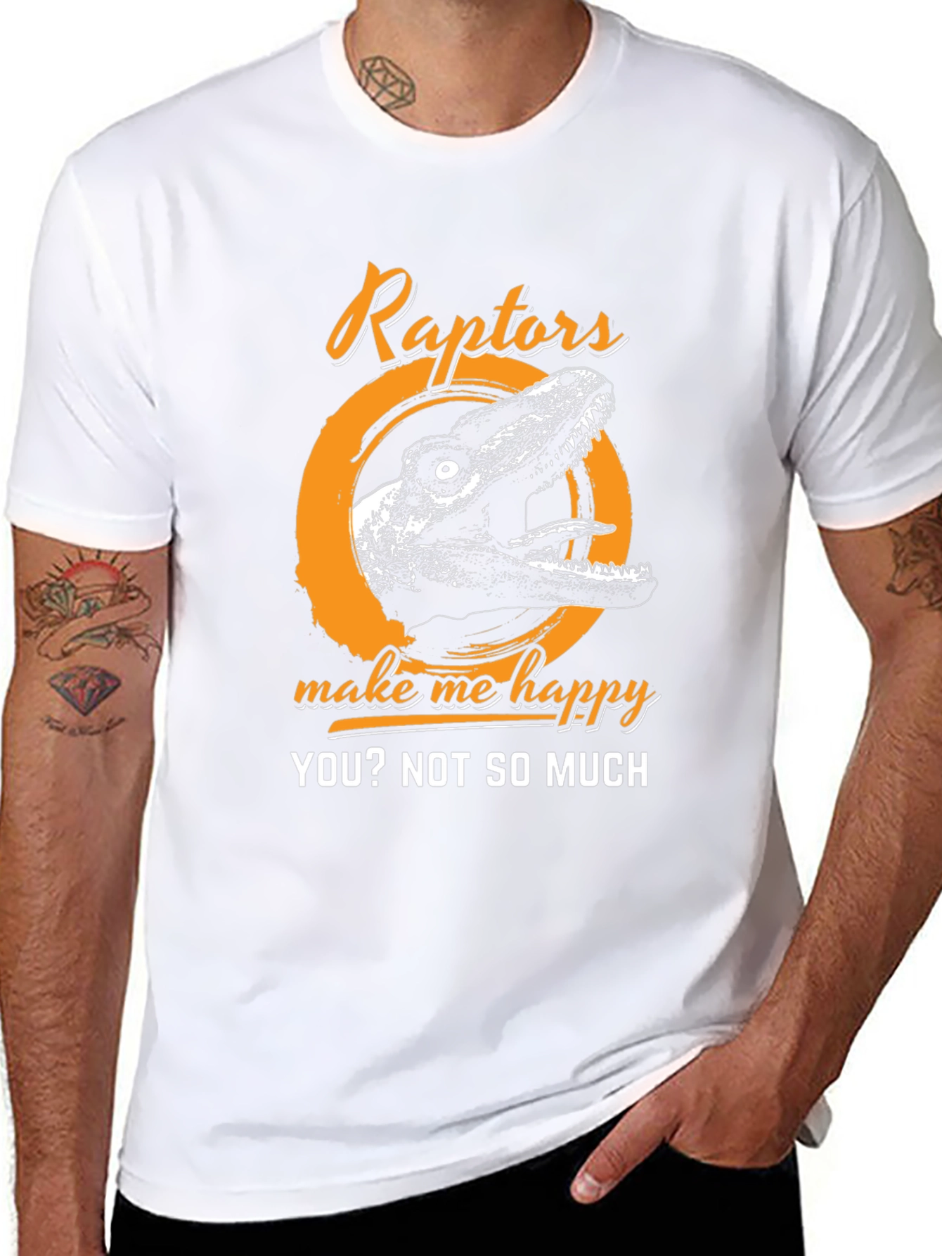 Raptors Make Me Happy T-Shirt