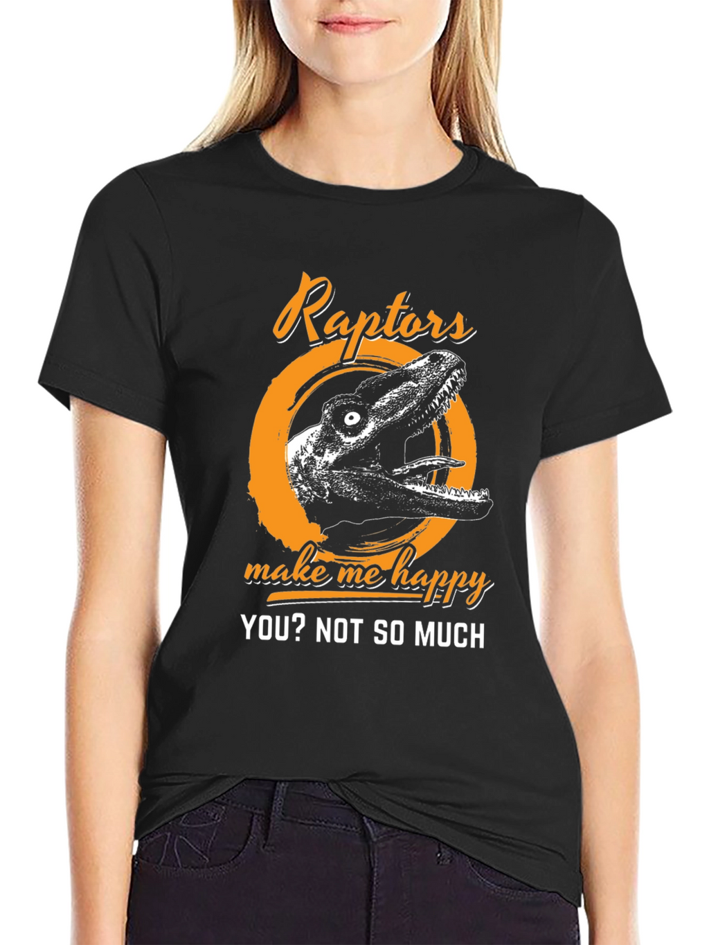 Raptors Make Me Happy T-Shirt