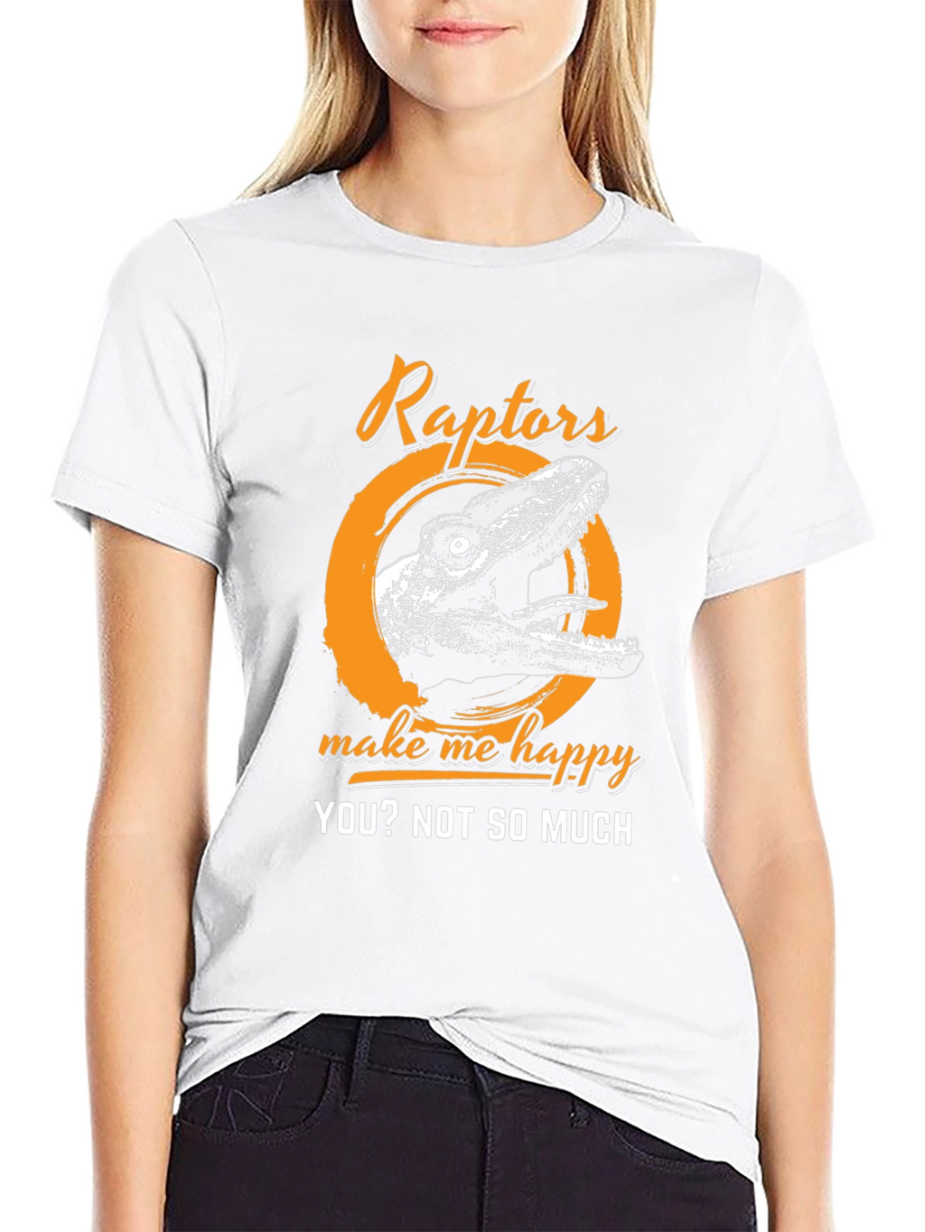 Raptors Make Me Happy T-Shirt