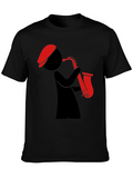 Jazz Player T-Shirt - Cool Graphic Tee