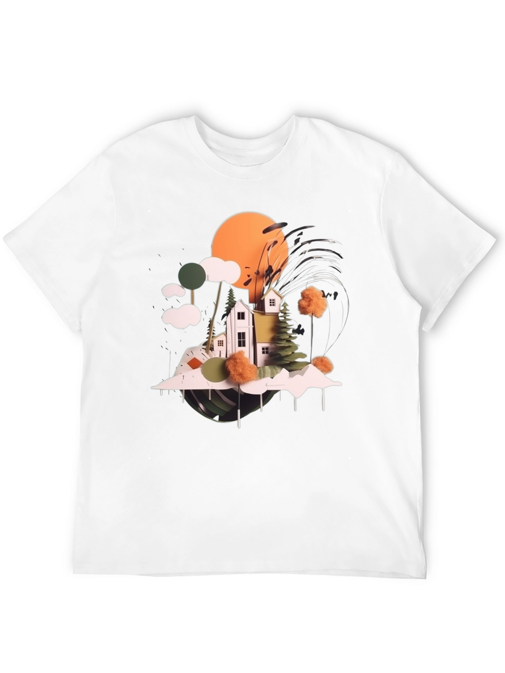 Abstract Landscape Graphic Tee